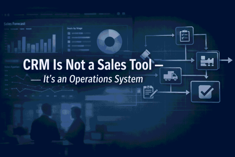 CRM Is Not a Sales Tool — It’s an Operations System