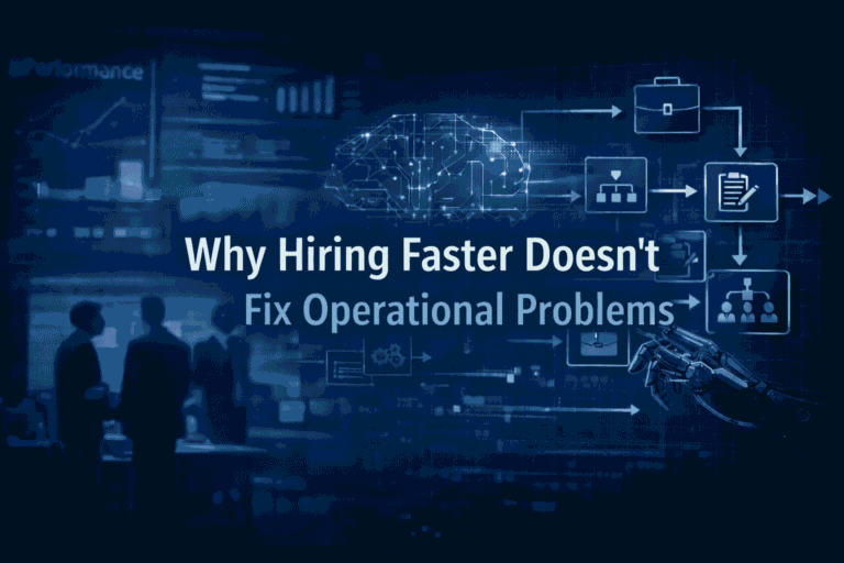 Why Hiring Faster Doesn’t Fix Operational Problems